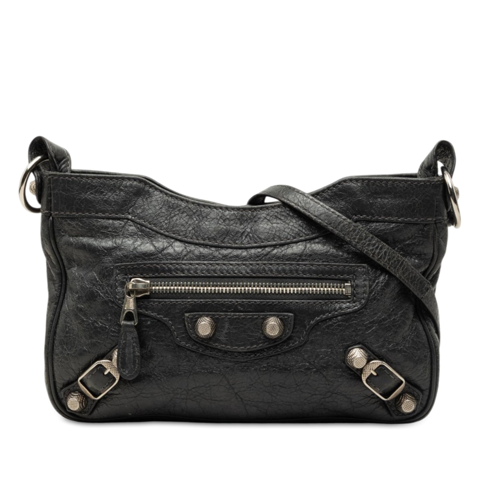 Balenciaga Lambskin Motocross Giant 12 Hip Crossbody