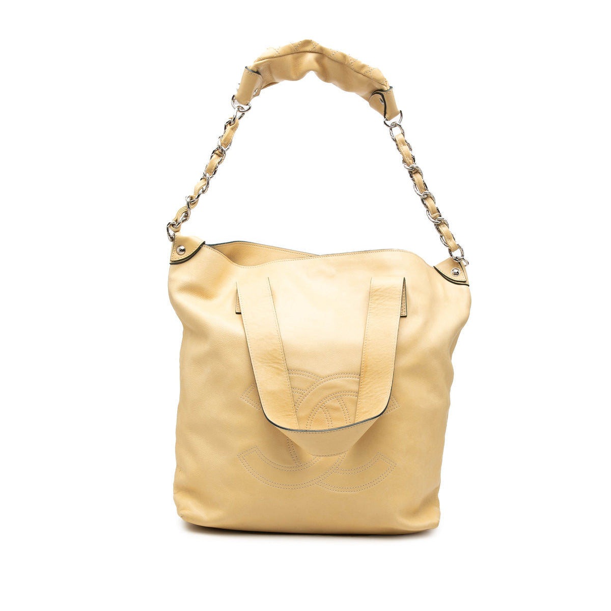 Chanel CC Lambskin Edgy North South Tote