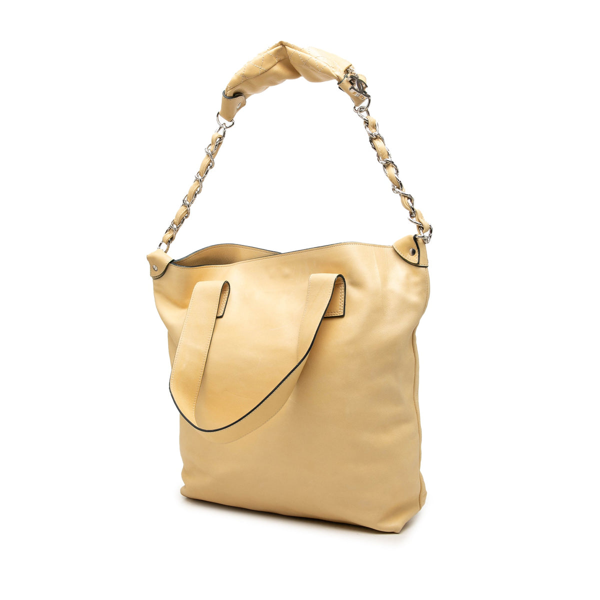Chanel CC Lambskin Edgy North South Tote