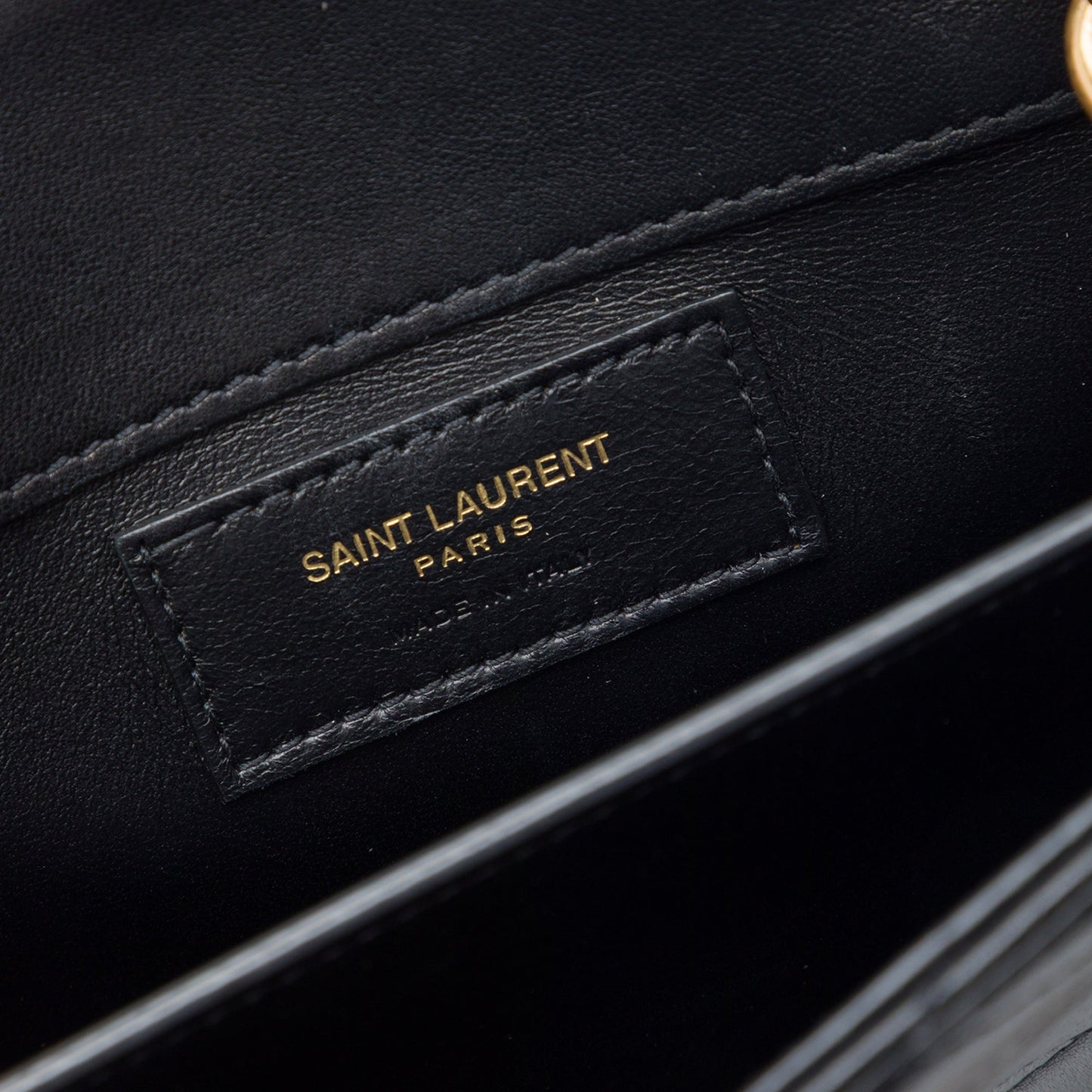 Saint Laurent Quilted Calfskin Le Maillon Square Chain Crossbody