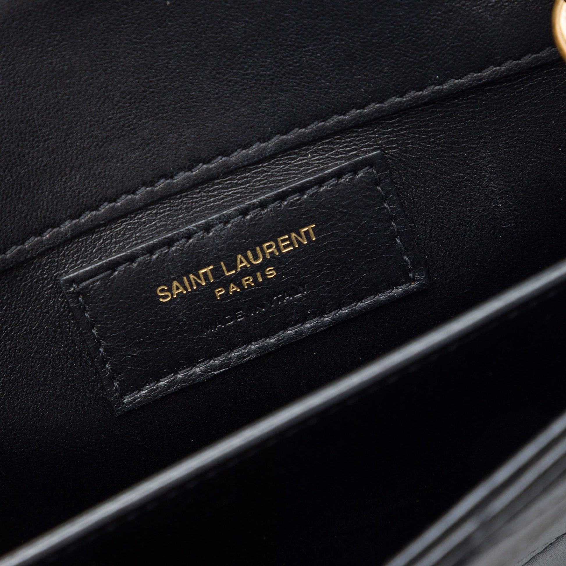 Saint Laurent Quilted Calfskin Le Maillon Square Chain Crossbody
