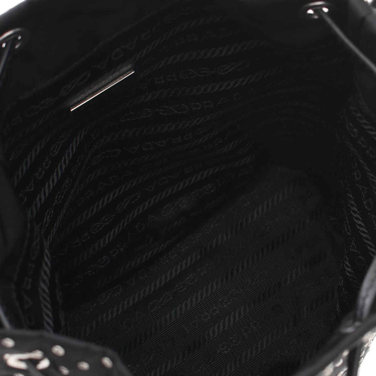 Prada Studded Bucket Bag