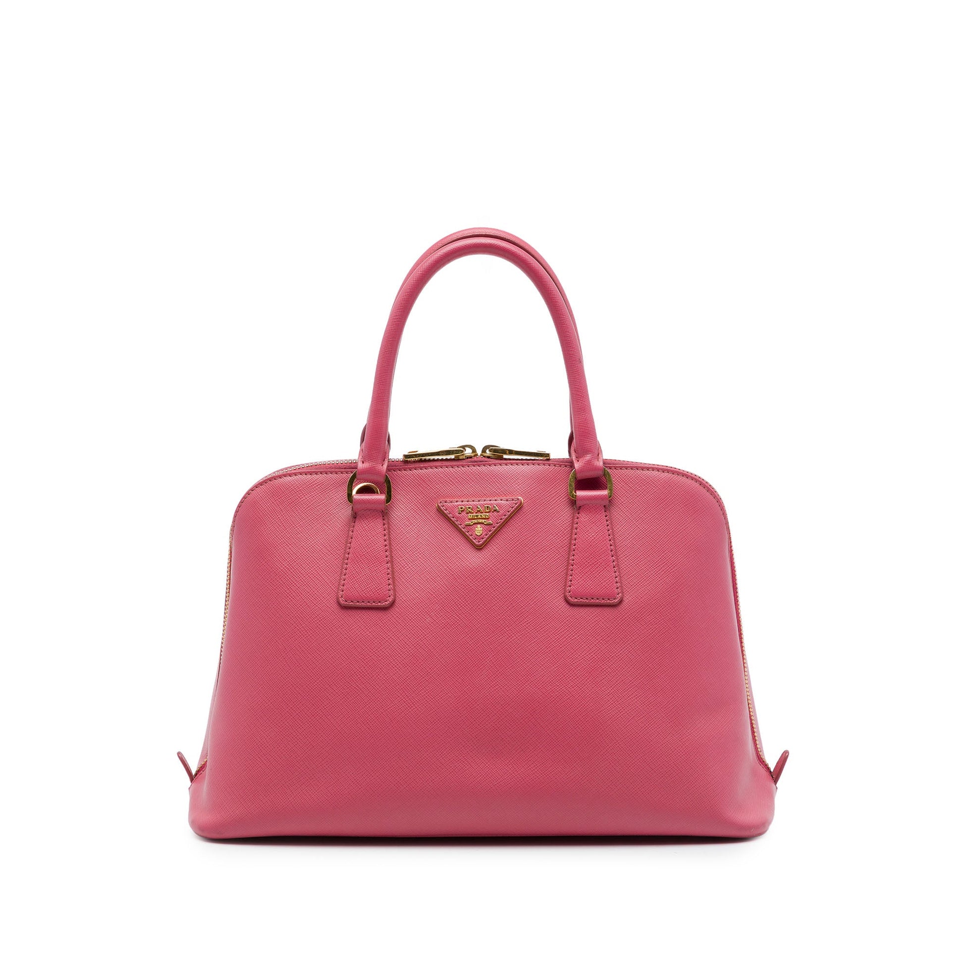 Prada Medium Saffiano Lux Promenade Satchel