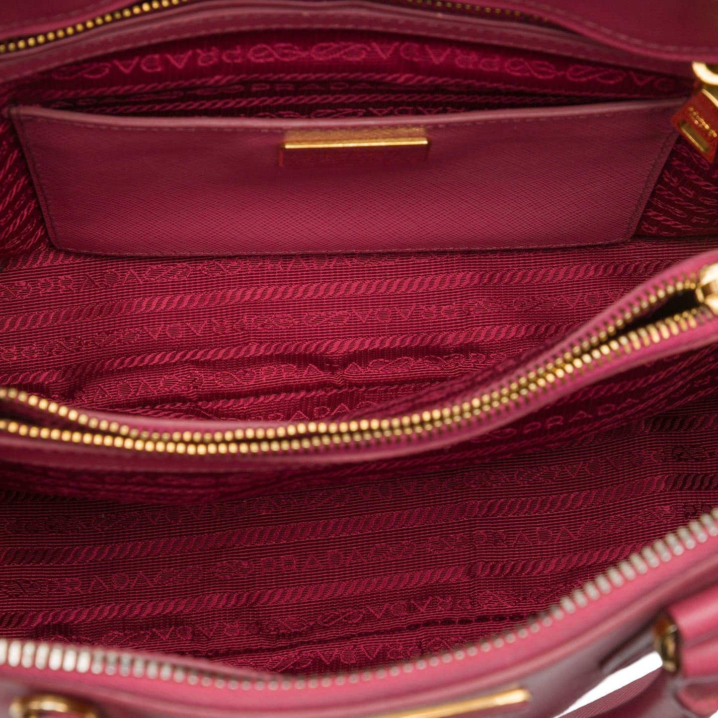 Prada Medium Saffiano Lux Promenade Satchel
