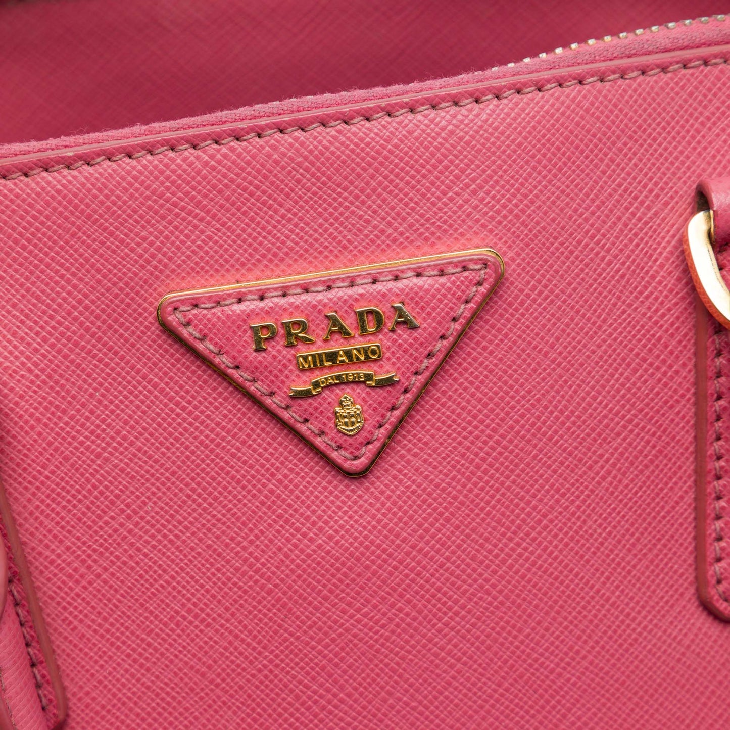 Prada Medium Saffiano Lux Promenade Satchel