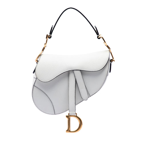 Dior Mini Grained Calfskin Saddle Bag
