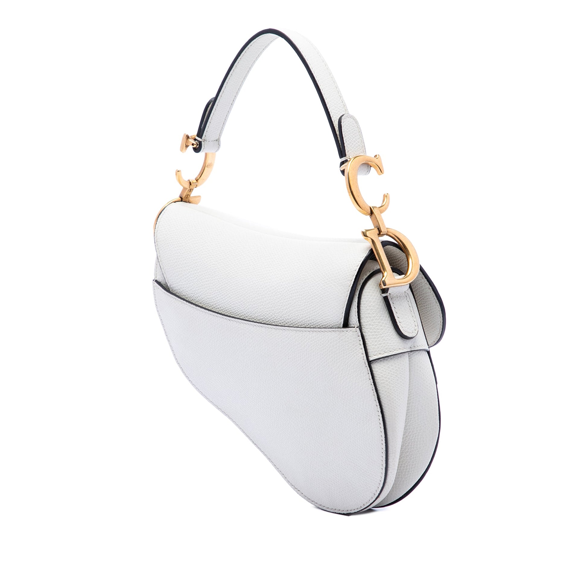 Dior Mini Grained Calfskin Saddle Bag