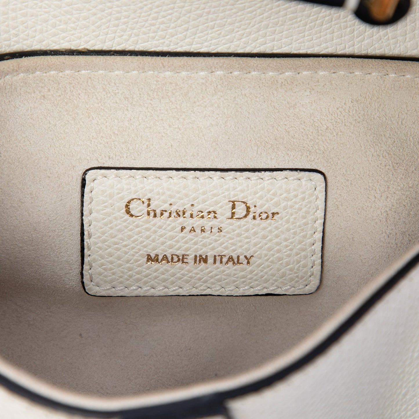 Dior Mini Grained Calfskin Saddle Bag