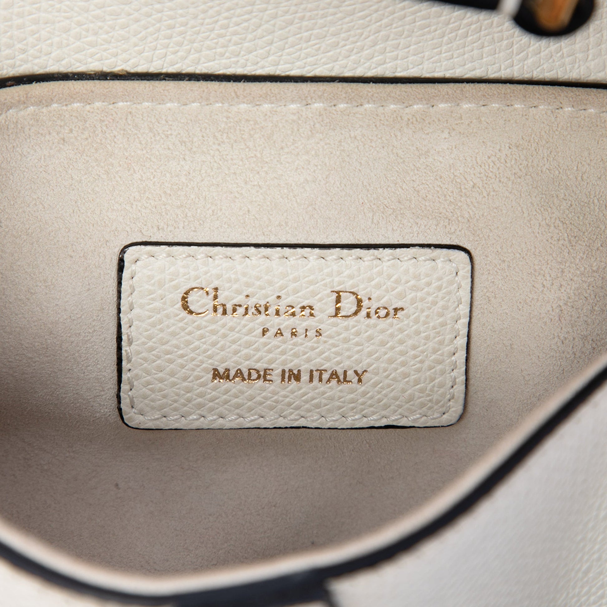 Dior Mini Grained Calfskin Saddle Bag