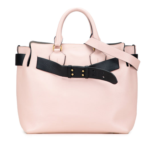 Burberry Medium Bicolor Leather Marais Belt Bag