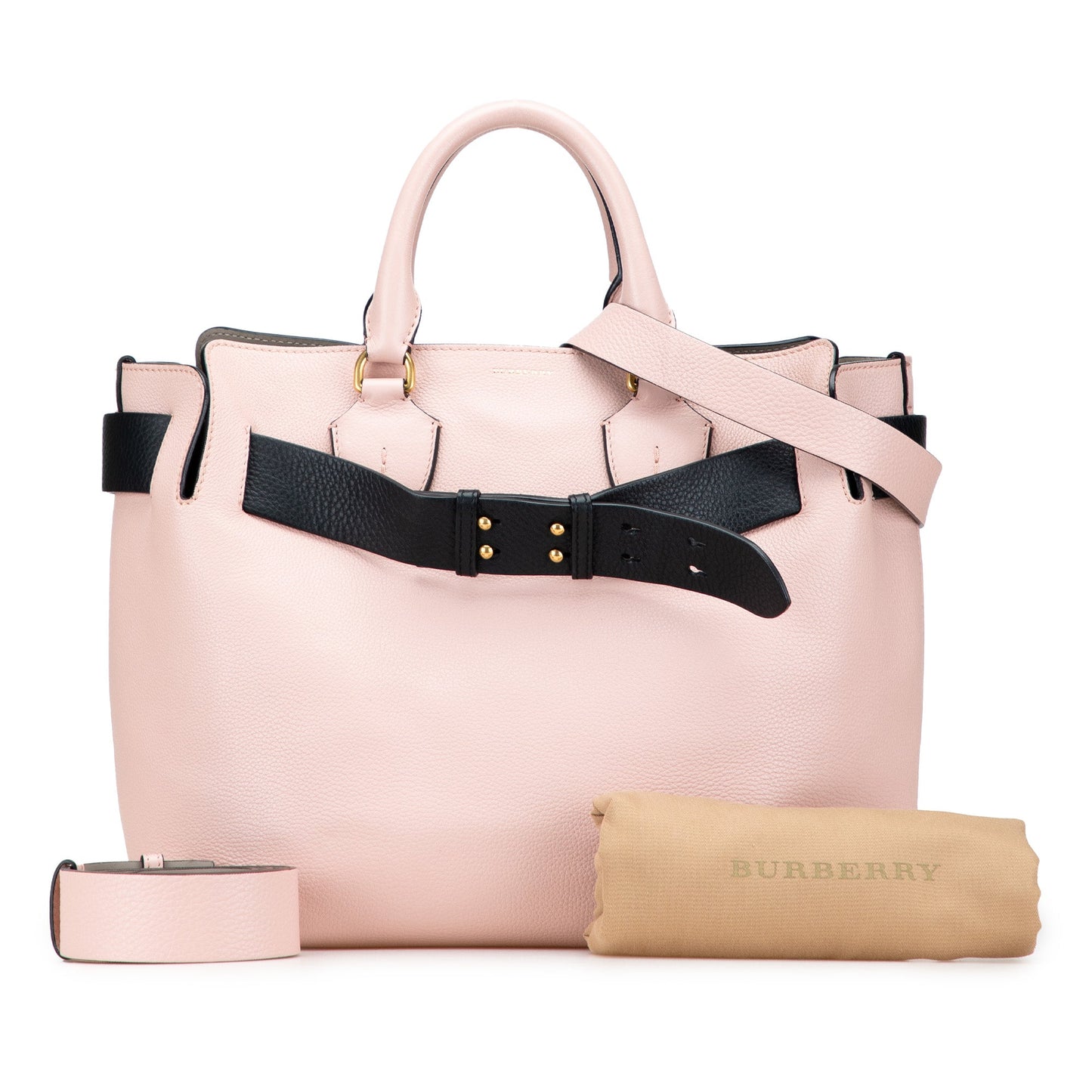 Burberry Medium Bicolor Leather Marais Belt Bag