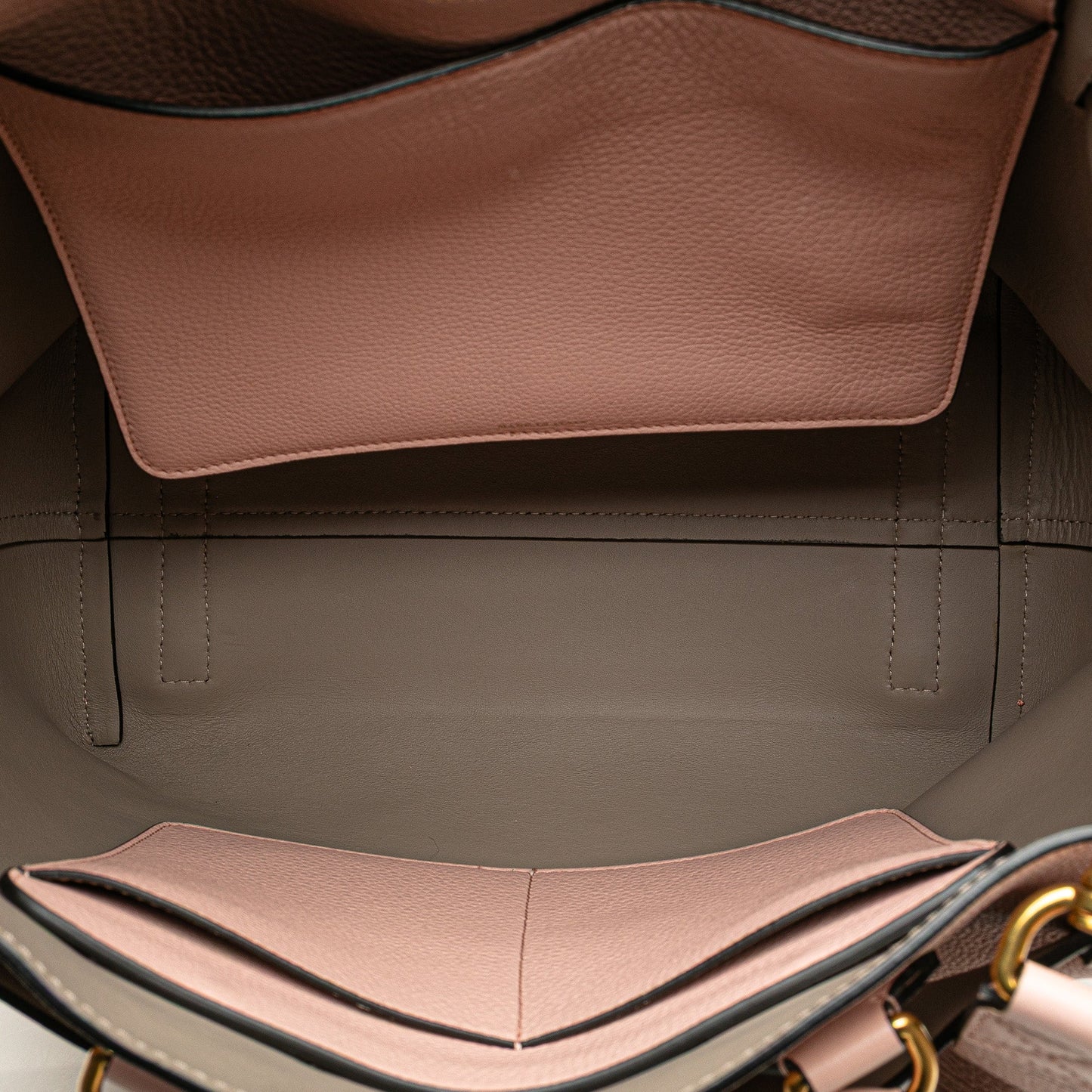 Burberry Medium Bicolor Leather Marais Belt Bag