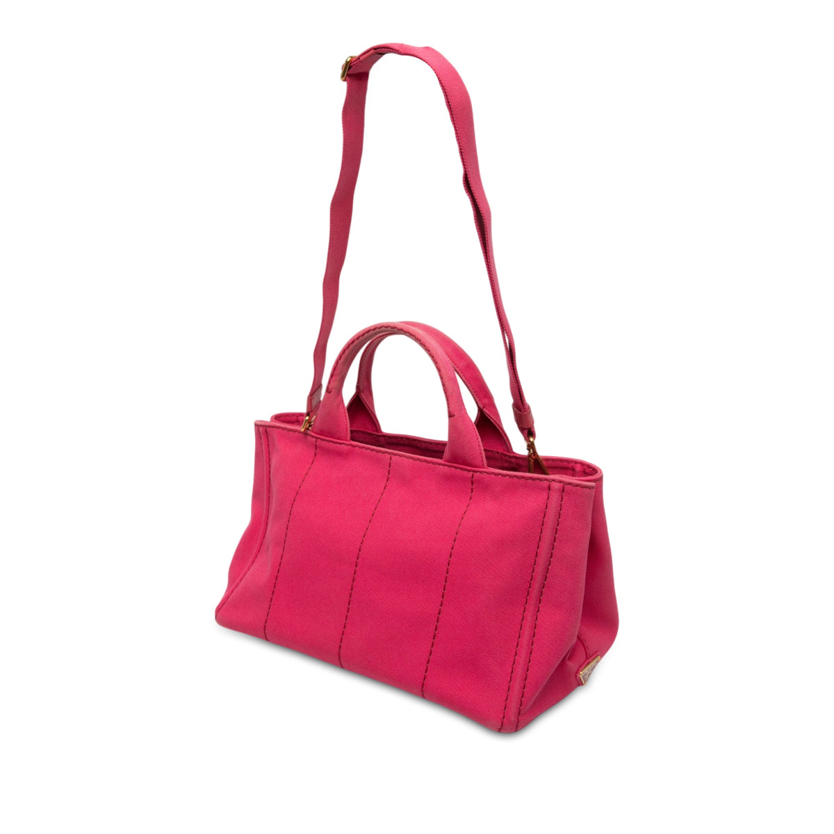 Prada Canvas Canapa Logo Tote