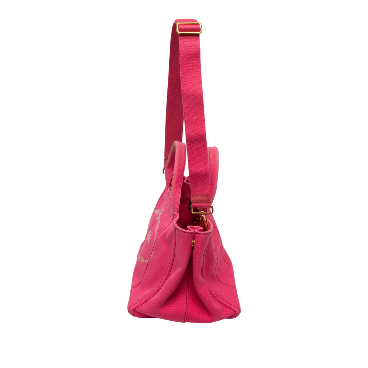 Prada Canvas Canapa Logo Tote