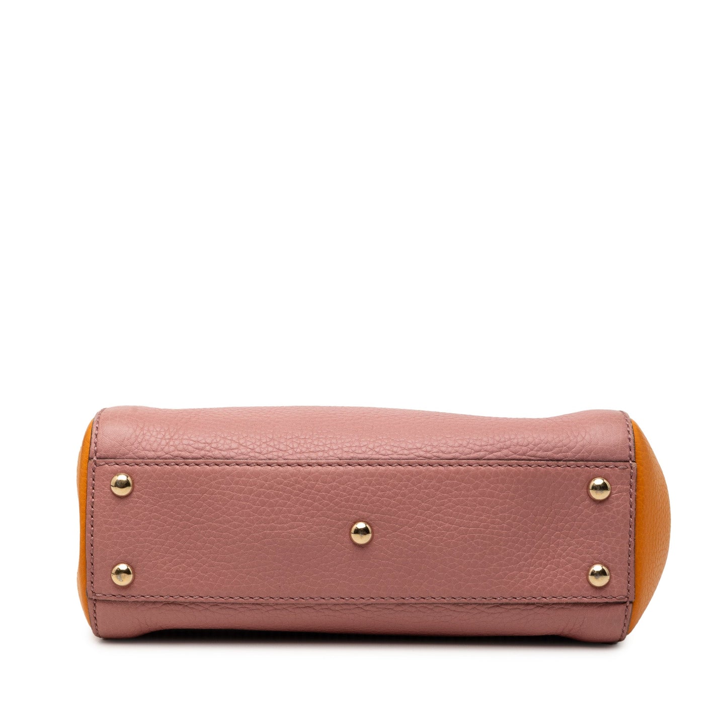 Gucci Mini Bicolor Calfskin Bamboo Shopper Satchel