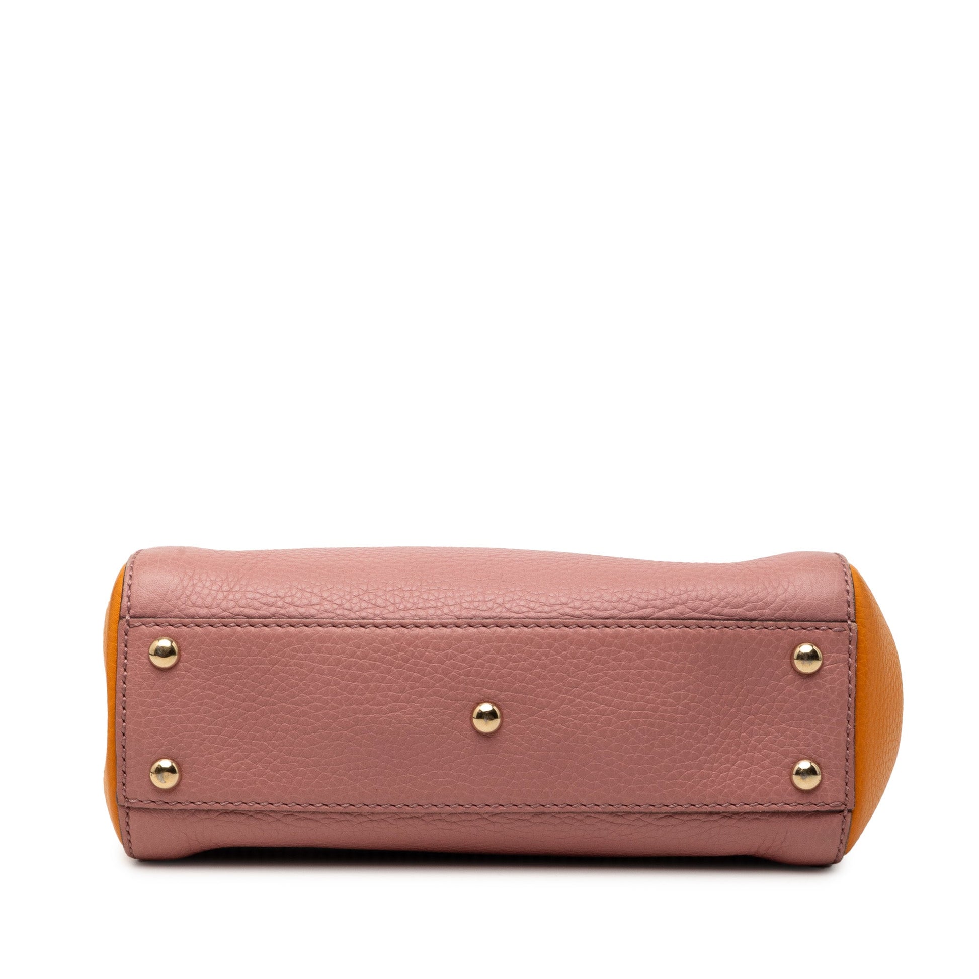 Gucci Mini Bicolor Calfskin Bamboo Shopper Satchel
