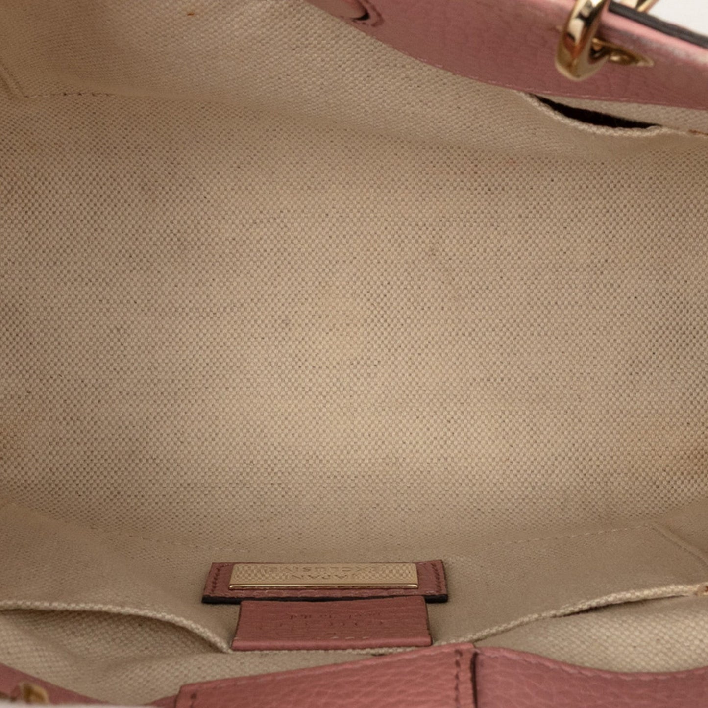 Gucci Mini Bicolor Calfskin Bamboo Shopper Satchel