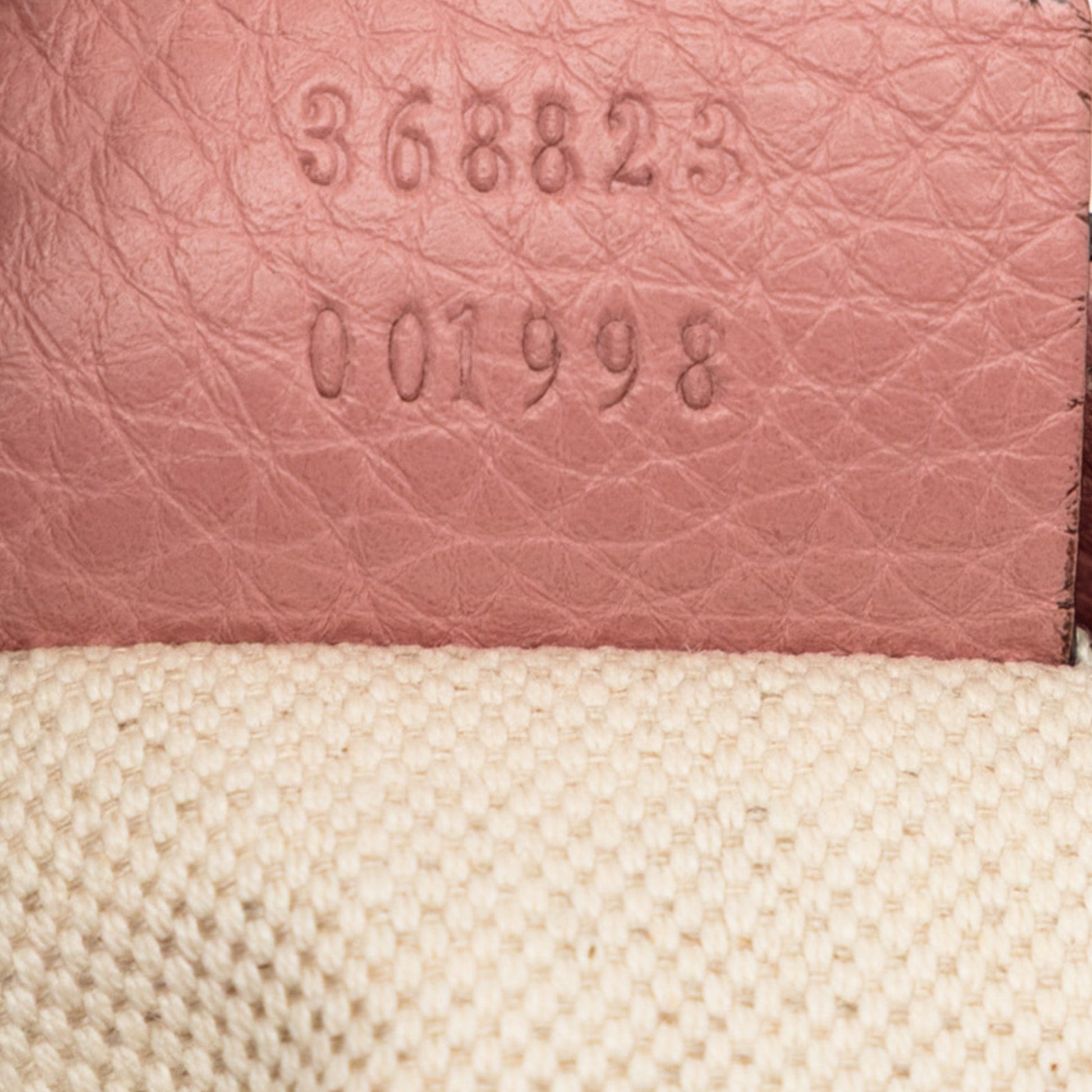 Gucci Mini Bicolor Calfskin Bamboo Shopper Satchel