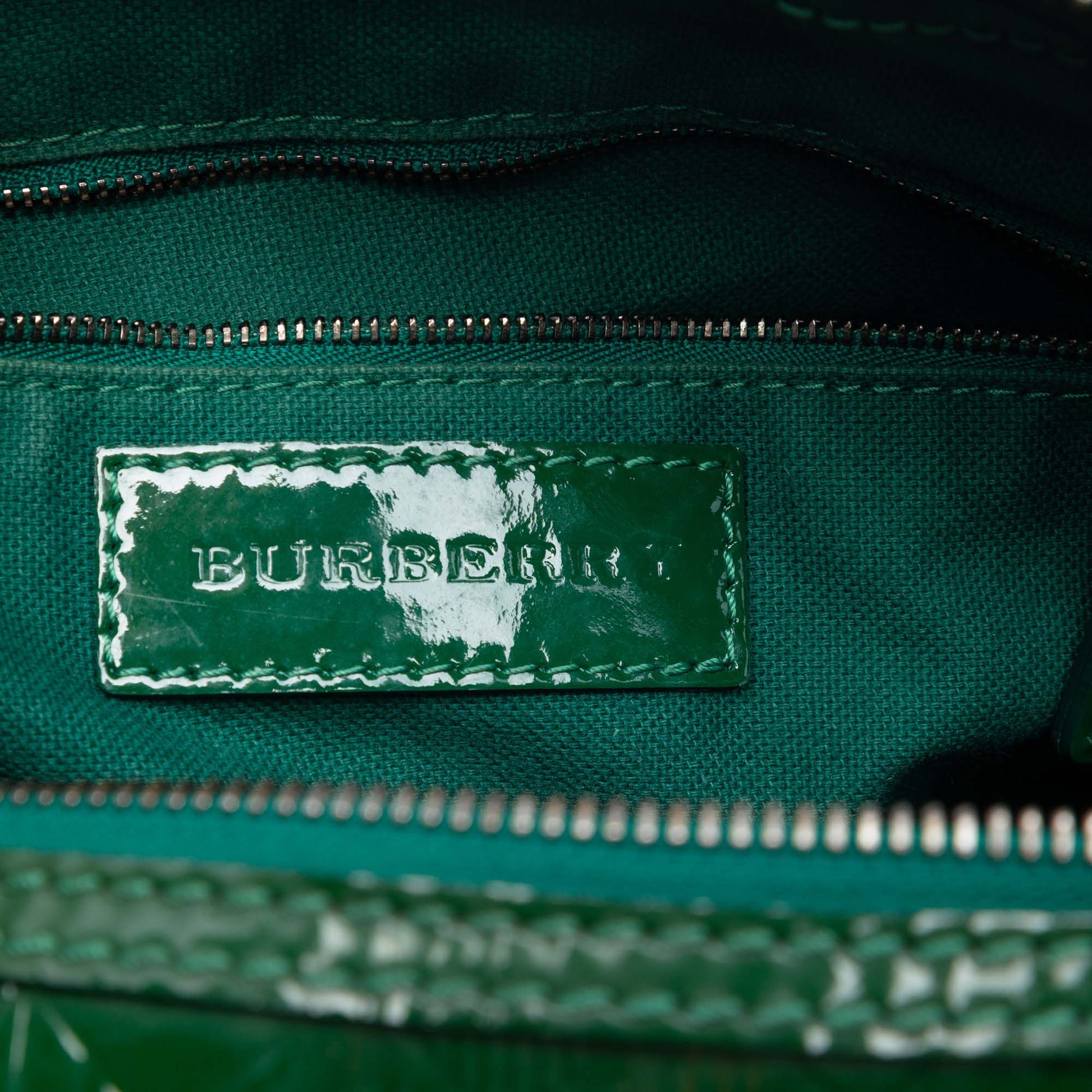 Medium Embossed Patent Anford Satchel