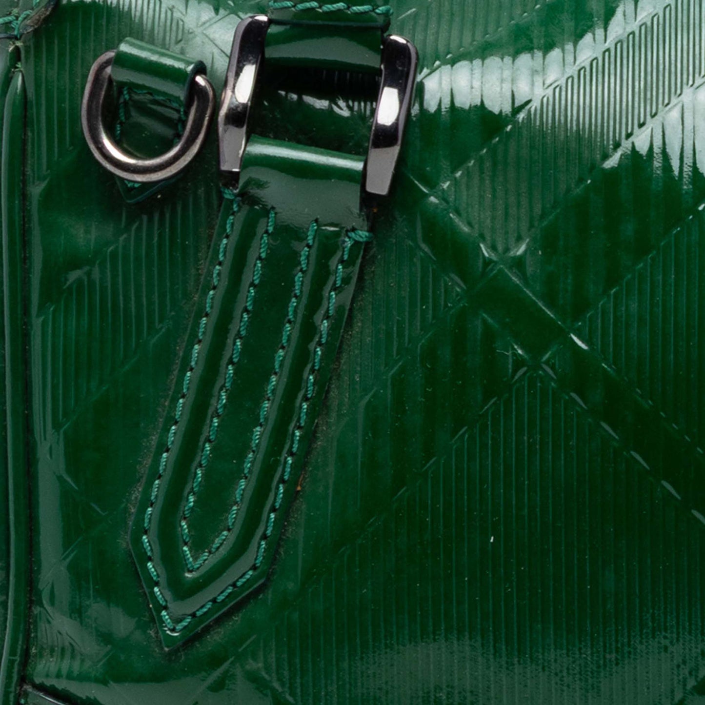Medium Embossed Patent Anford Satchel