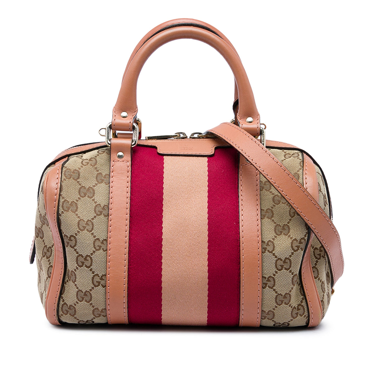 Gucci Small GG Canvas Web Joy Boston Bag