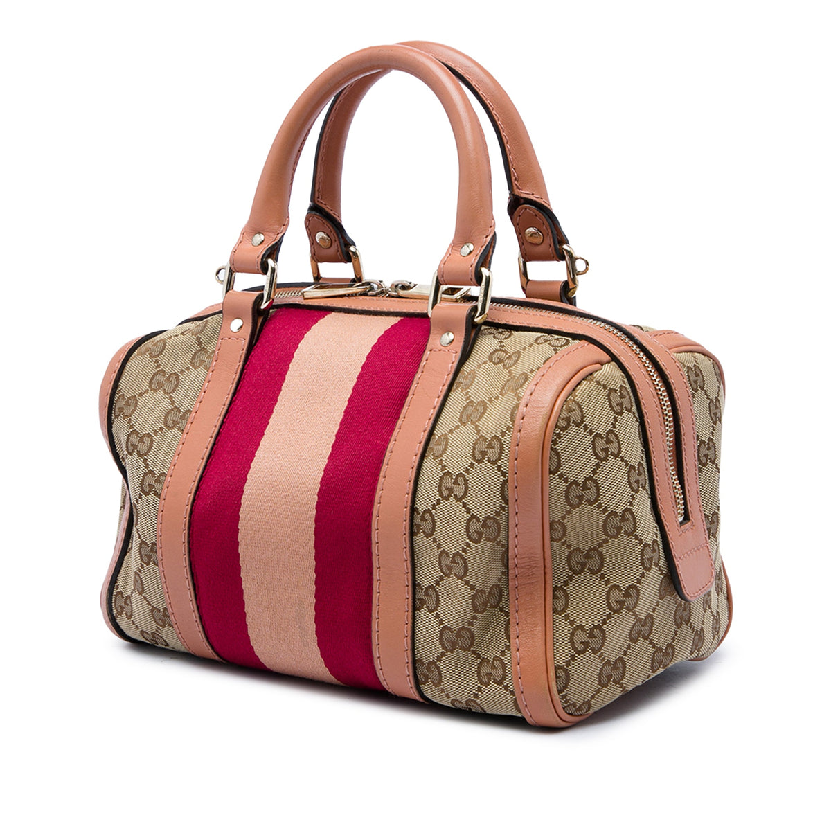 Gucci Small GG Canvas Web Joy Boston Bag