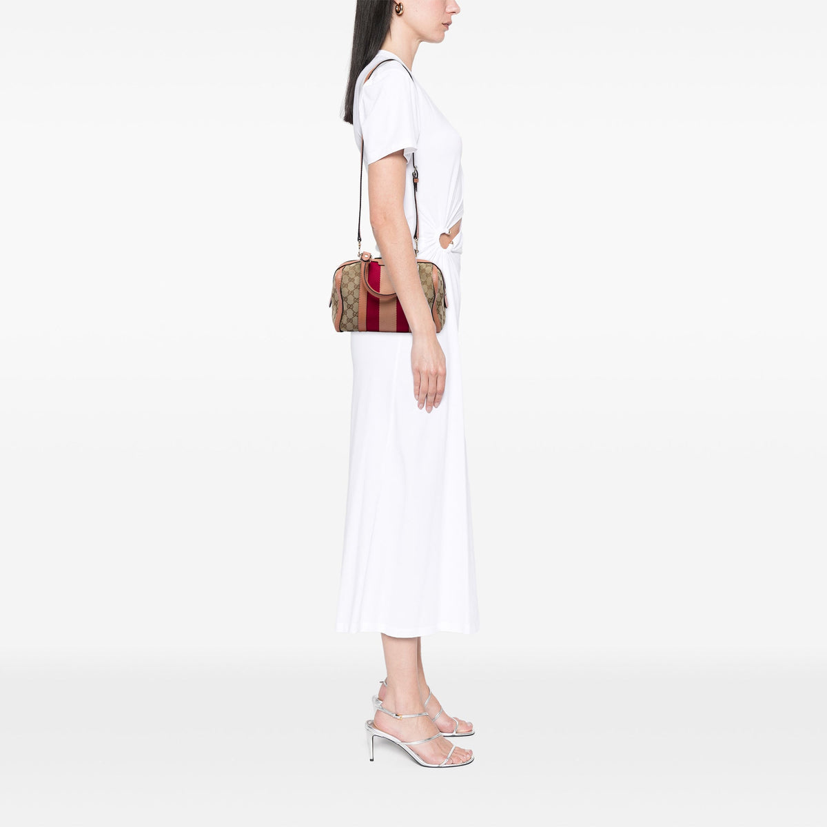 Gucci Small GG Canvas Web Joy Boston Bag