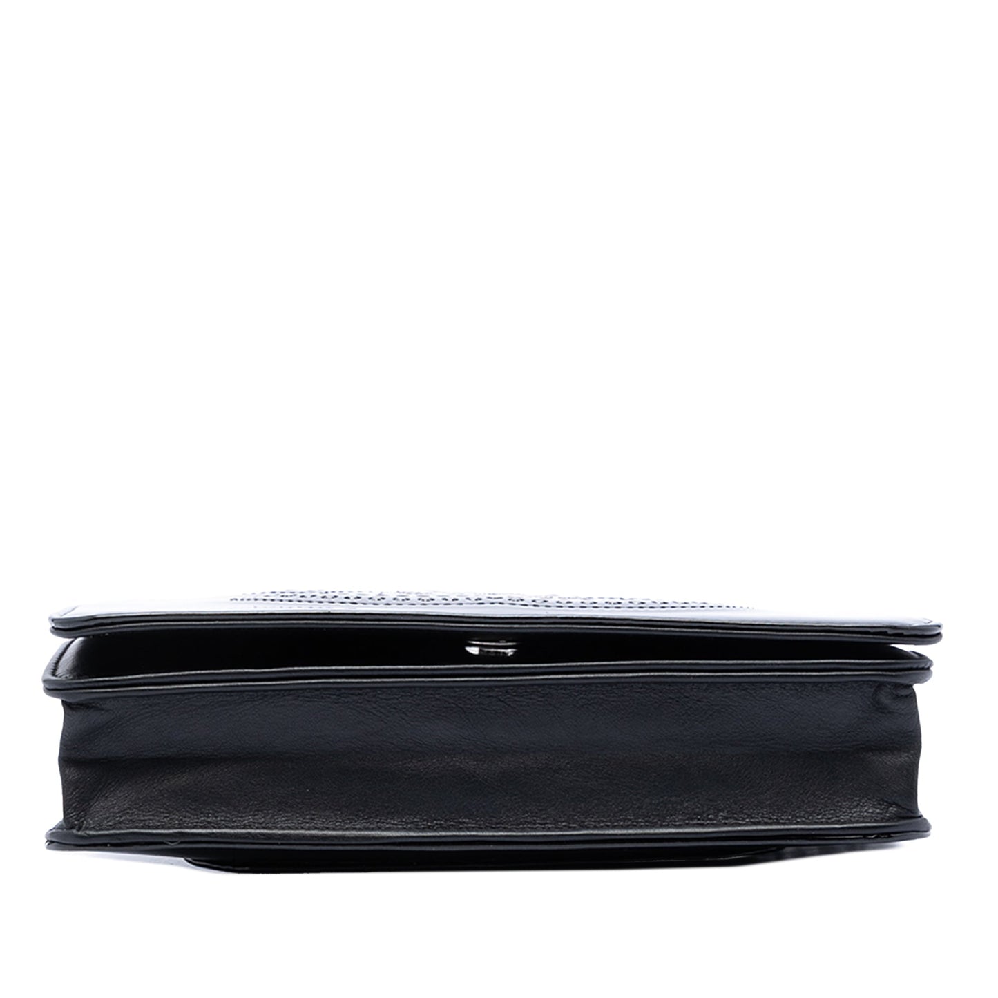 Chanel CC Patent Strass Embellished Wallet On Chain
