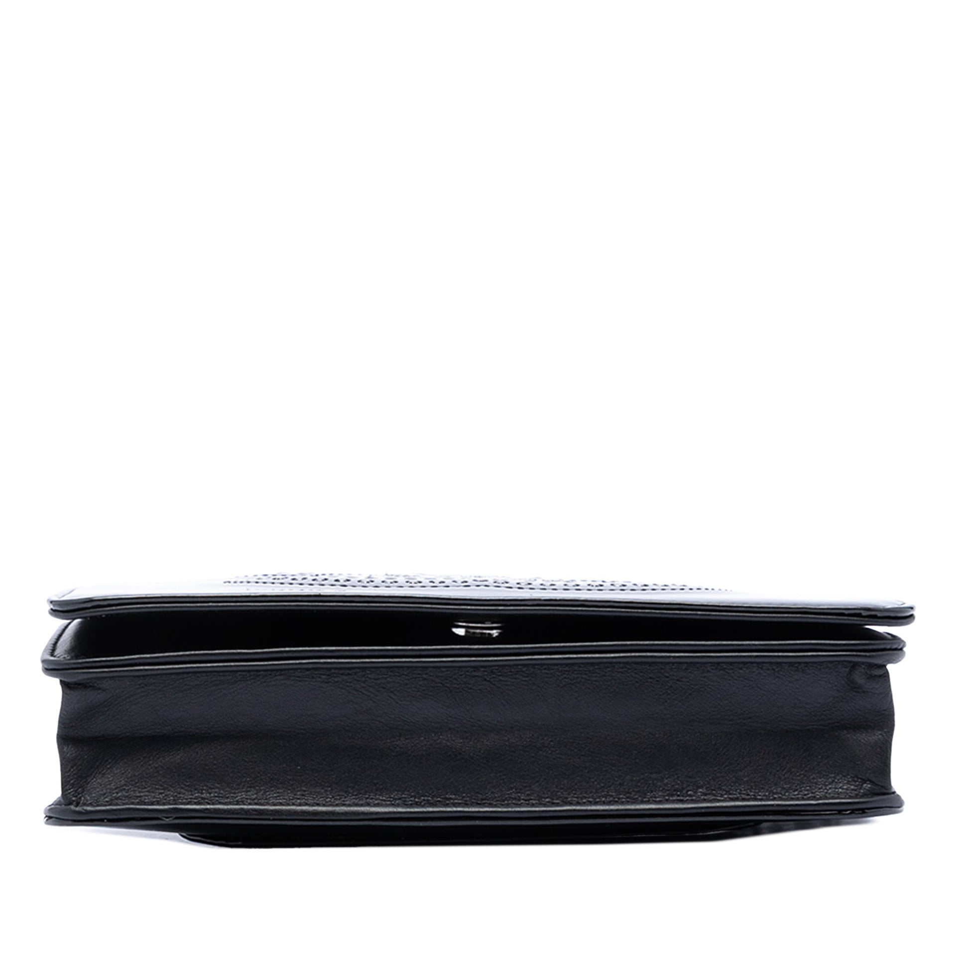 Chanel CC Patent Strass Embellished Wallet On Chain