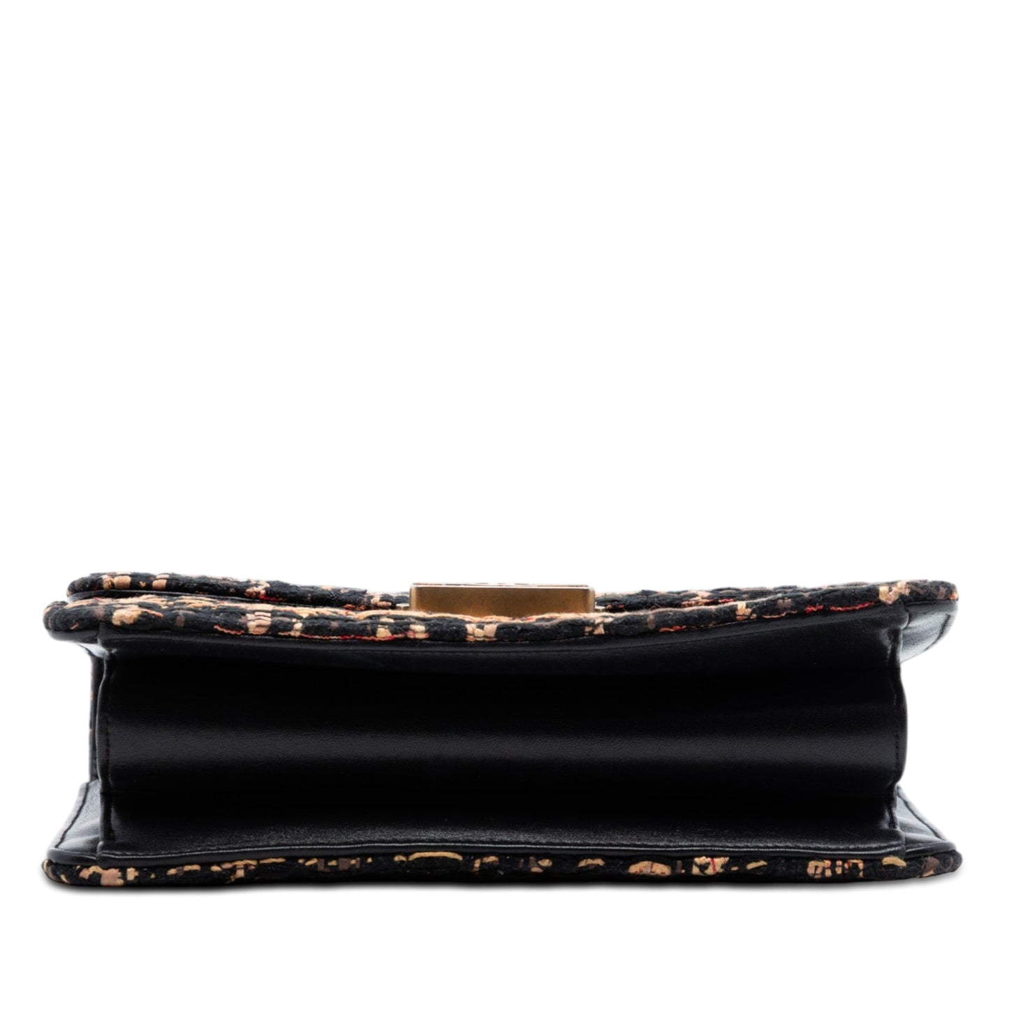 Chanel Medium Quilted Tweed Beauty Lock Flap