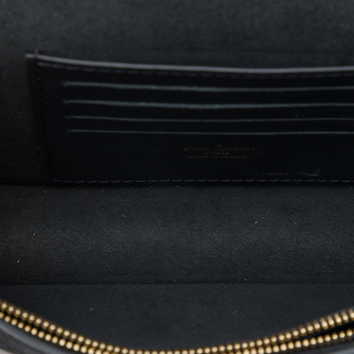 Louis Vuitton Monogram Jacquard Since 1854 Dauphine Chain Wallet — Black
