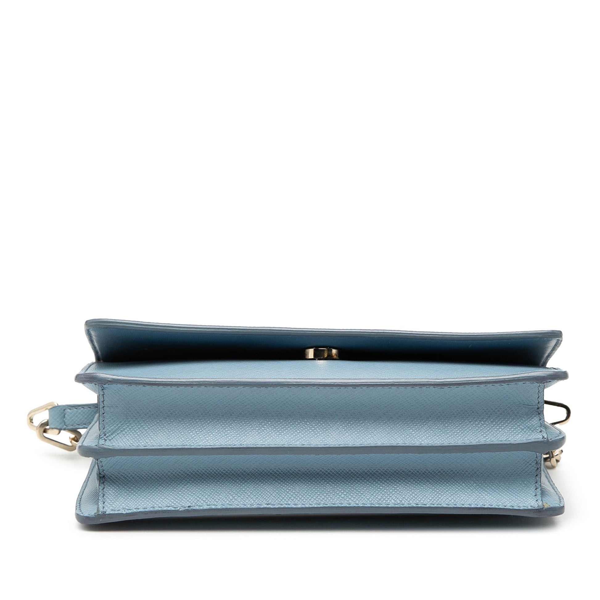 Prada Saffiano Lux Wallet On Chain