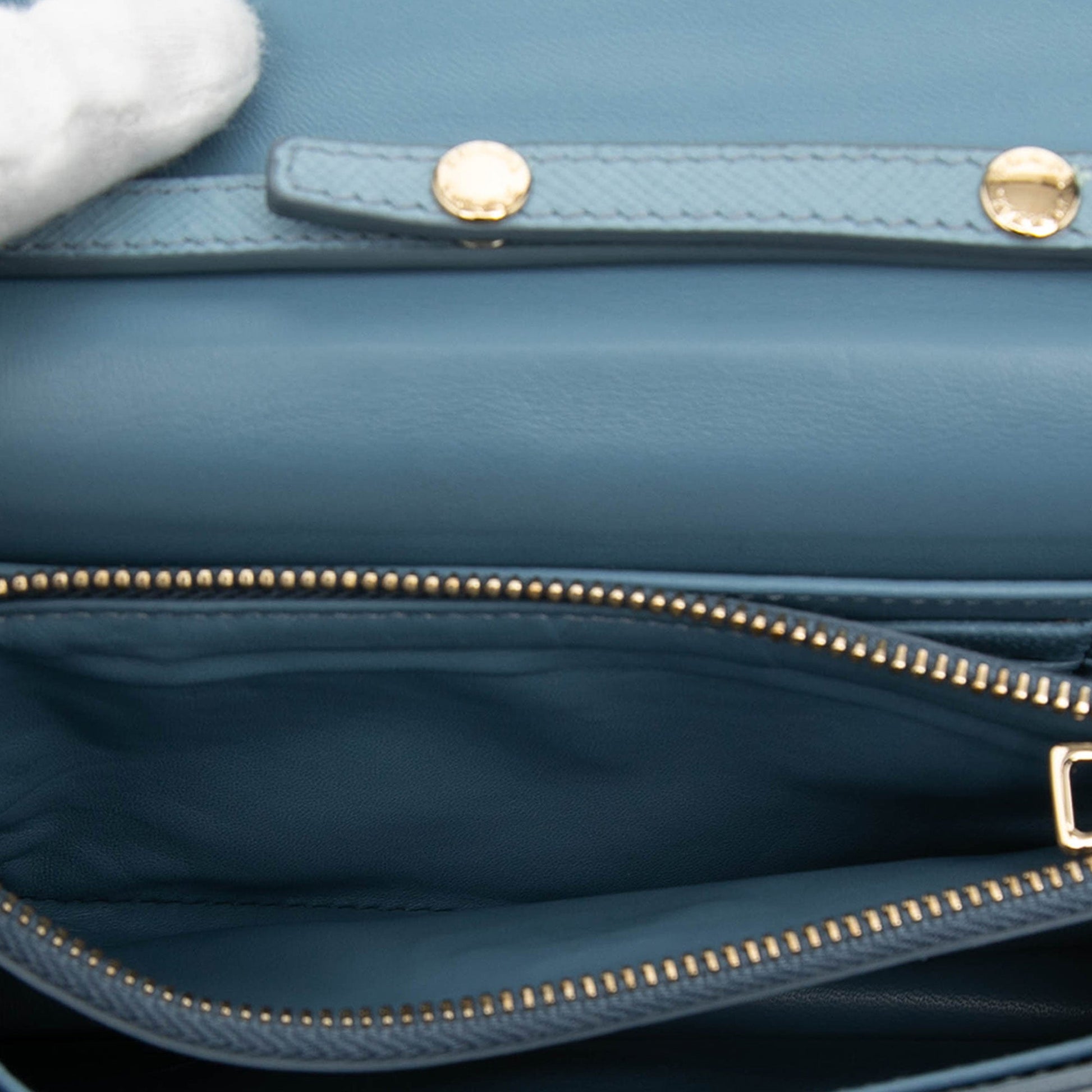Prada Saffiano Lux Wallet On Chain