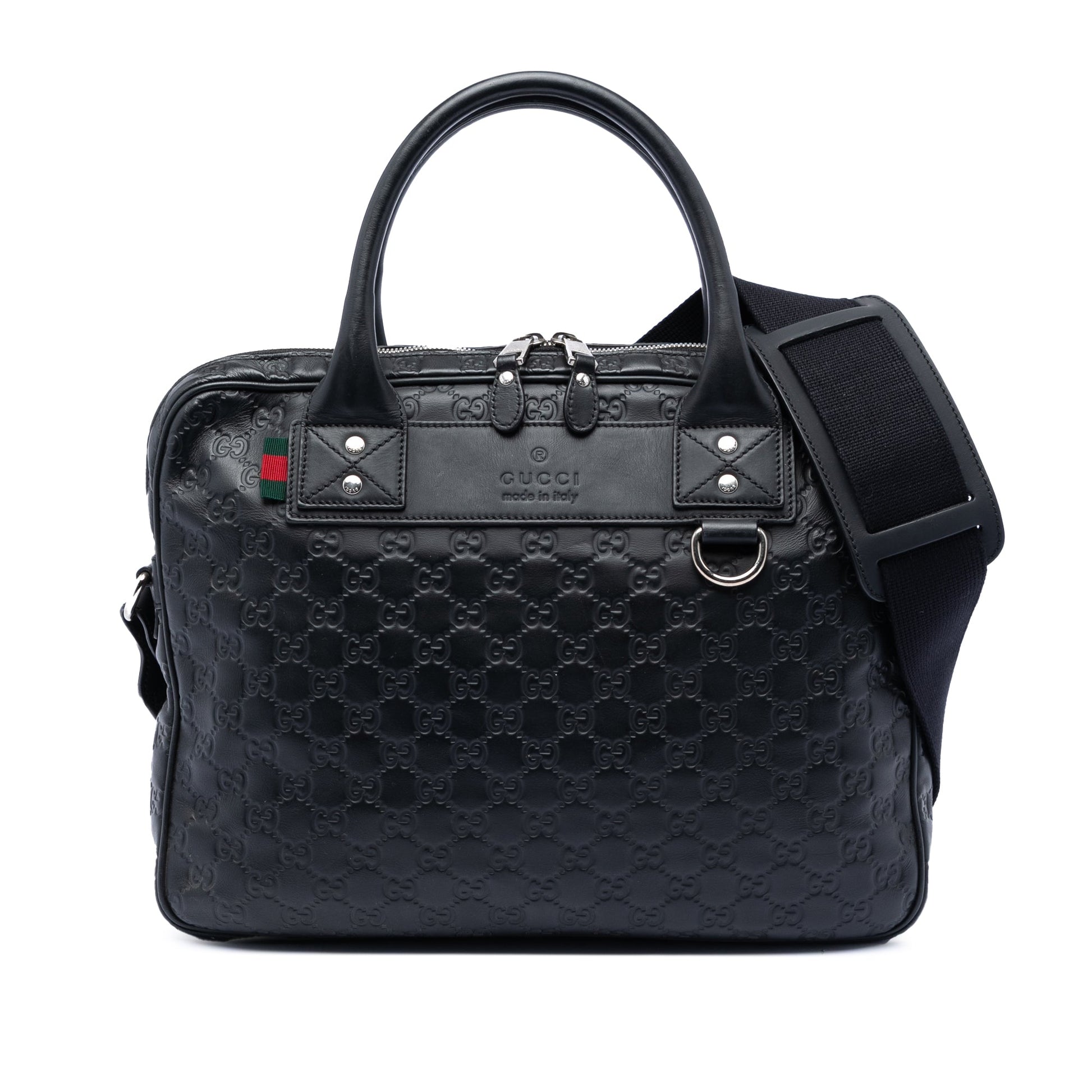 Gucci Guccissima Web Business Bag
