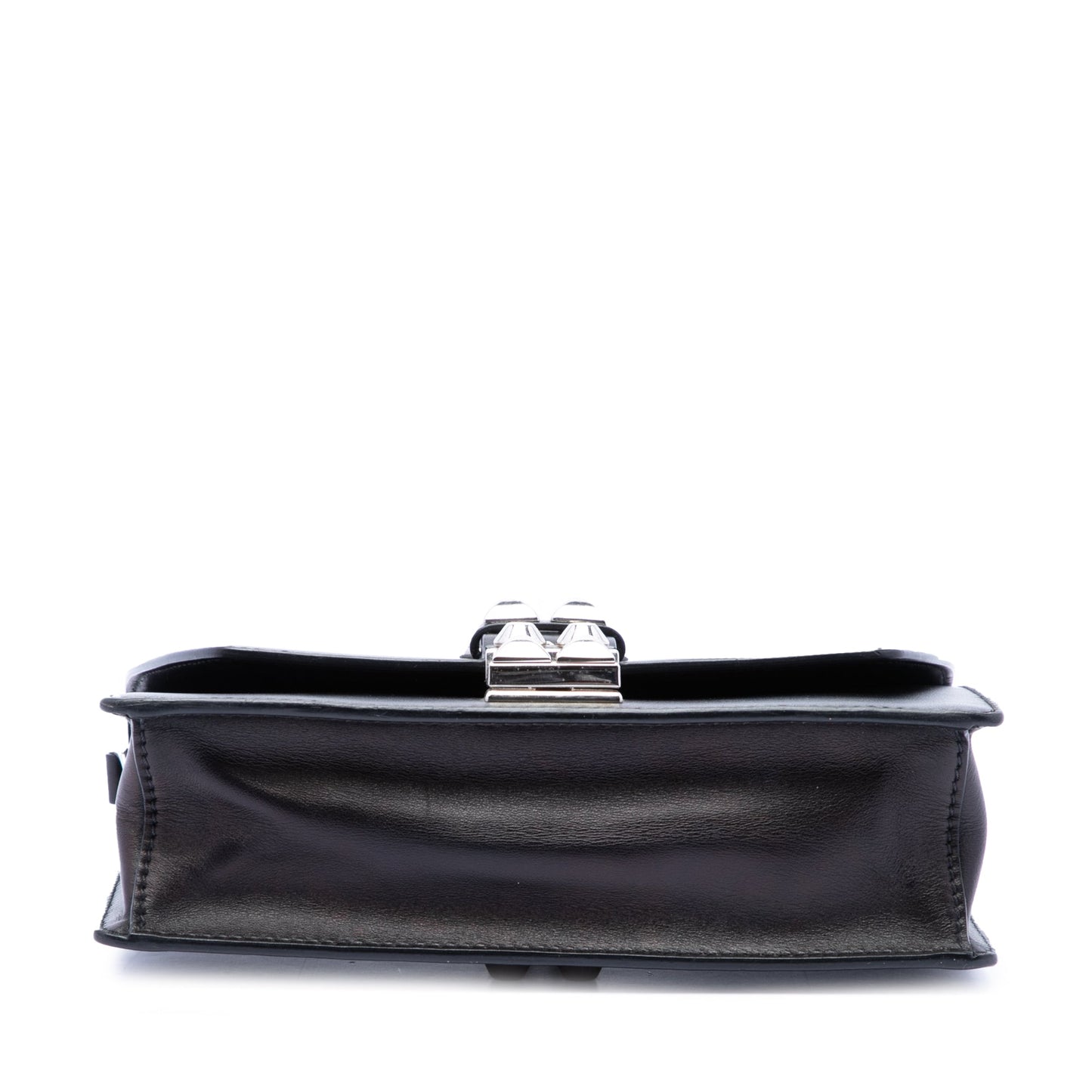 Prada City Calfskin and Saffiano Studded Elektra Crossbody