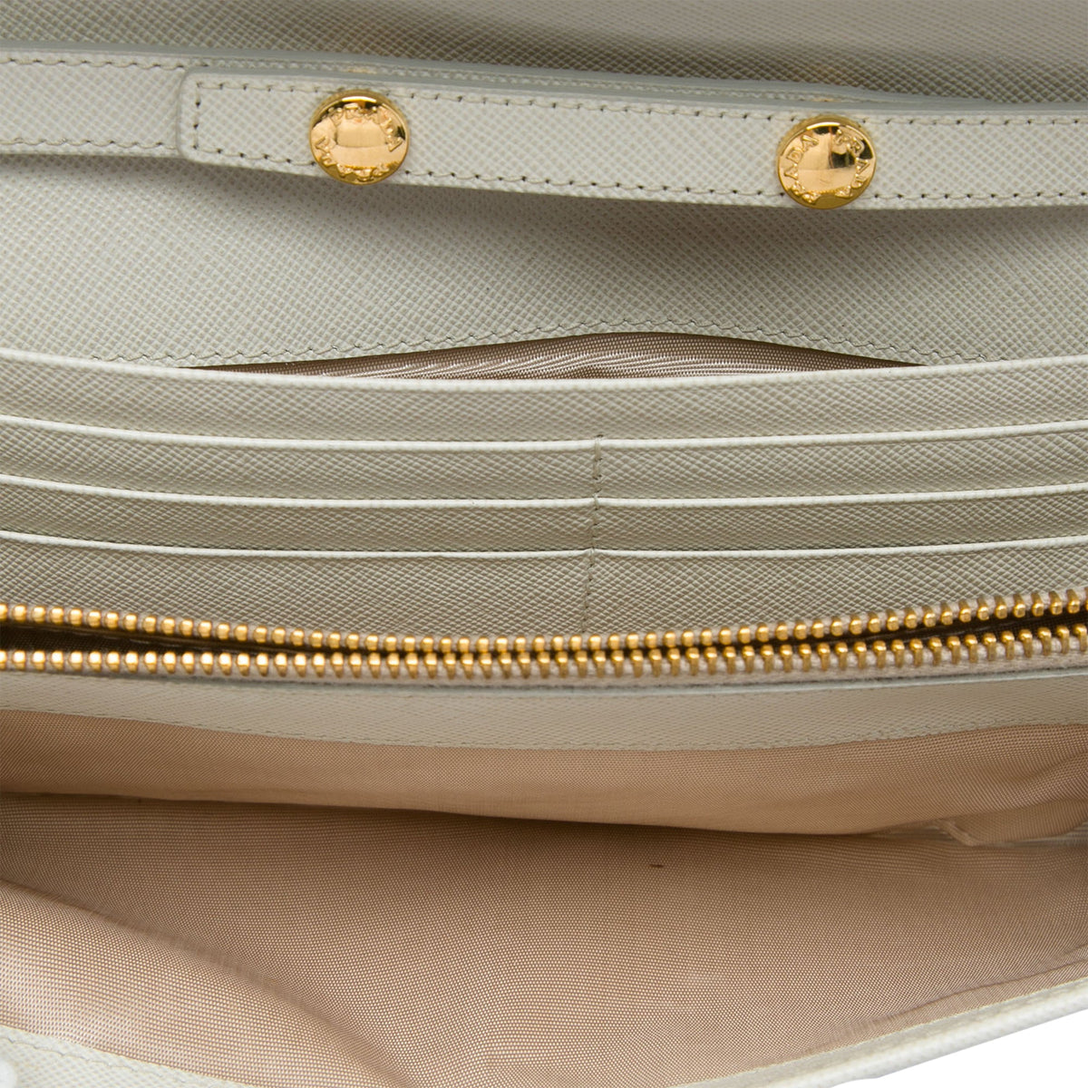 Prada Saffiano Lux Wallet On Chain