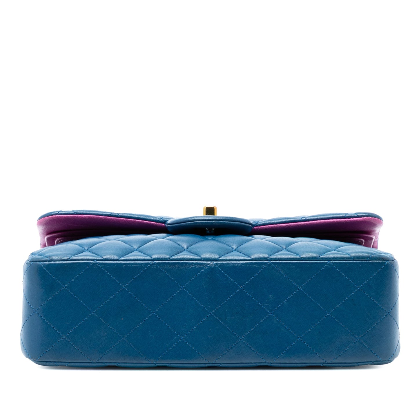 Chanel Small Classic Lambskin Rainbow Hardware Double Flap