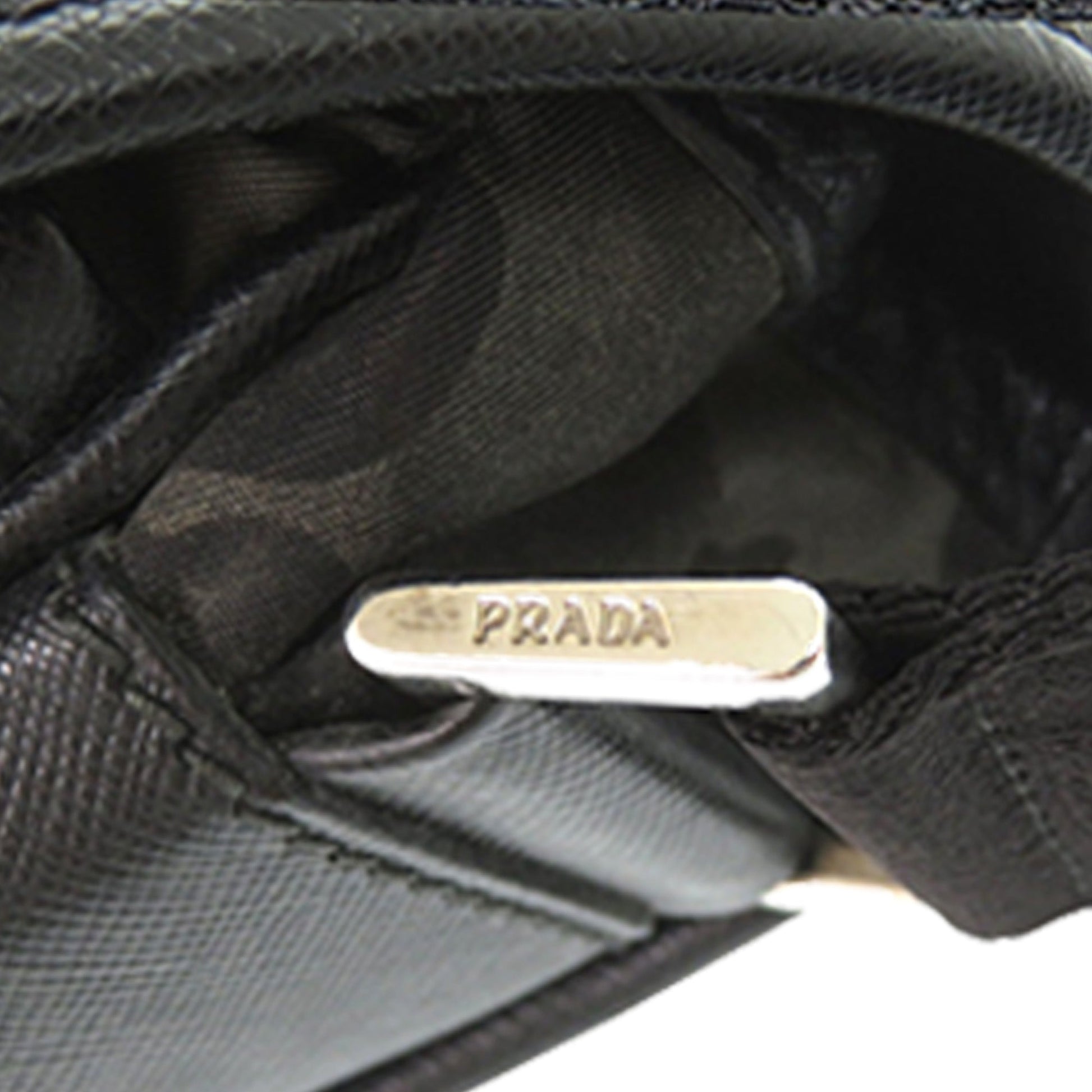 Prada Saffiano Trimmed Tessuto Camouflage Double Buckle Messenger Bag