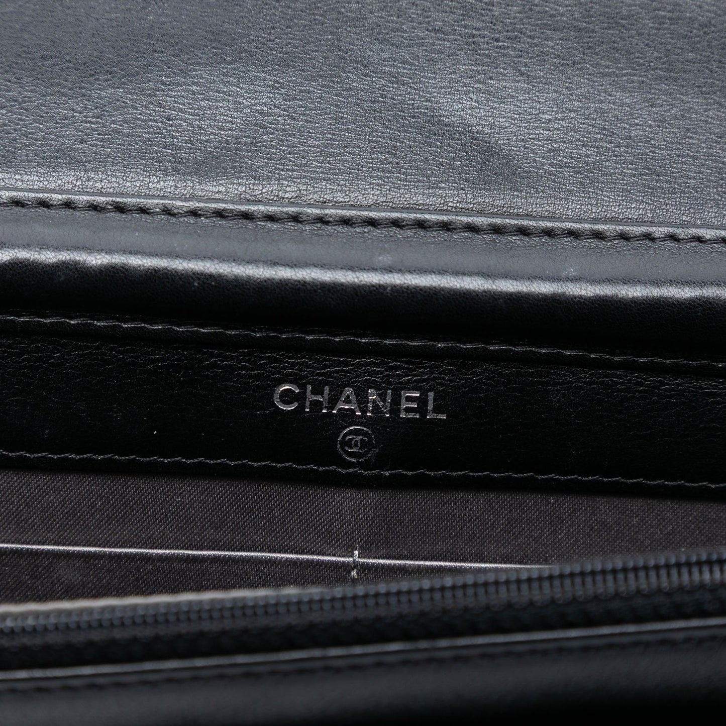Chanel Studded Lambskin CC Wallet on Chain