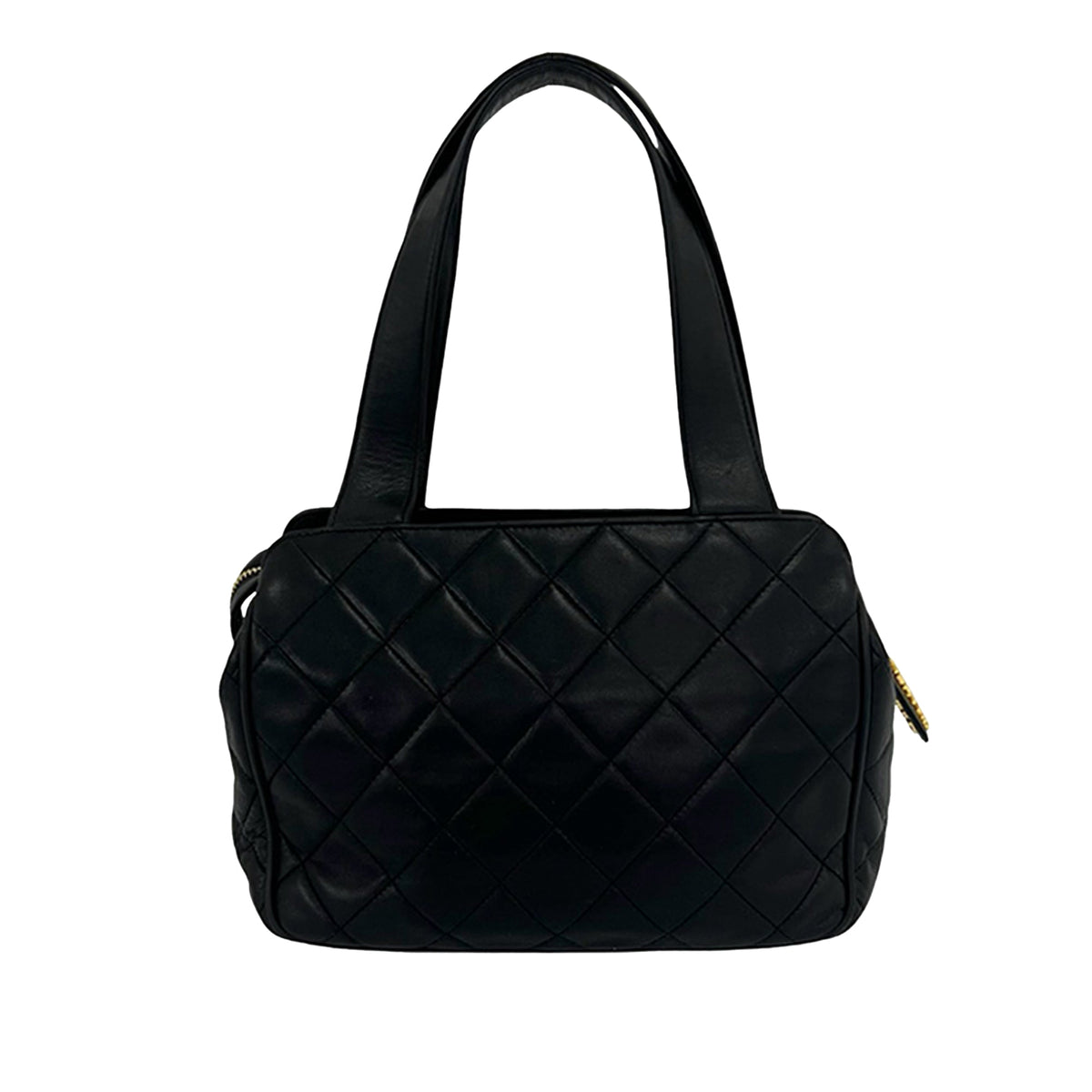 Chanel CC Quilted Lambskin Handbag