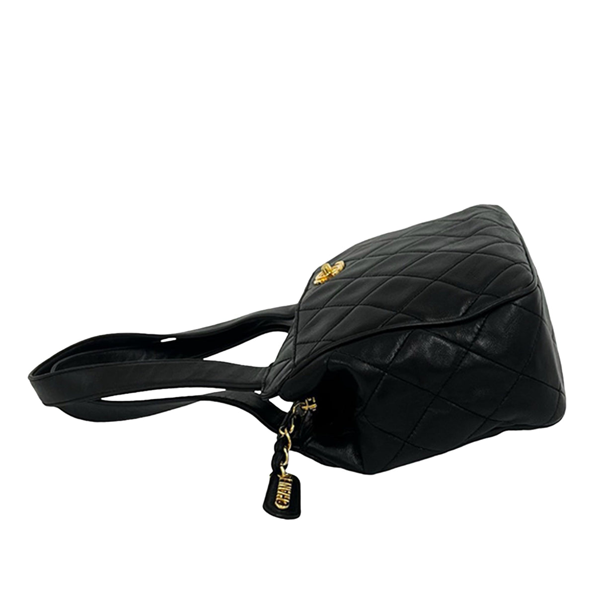 Chanel CC Quilted Lambskin Handbag