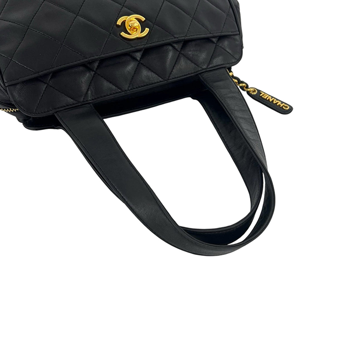 Chanel CC Quilted Lambskin Handbag
