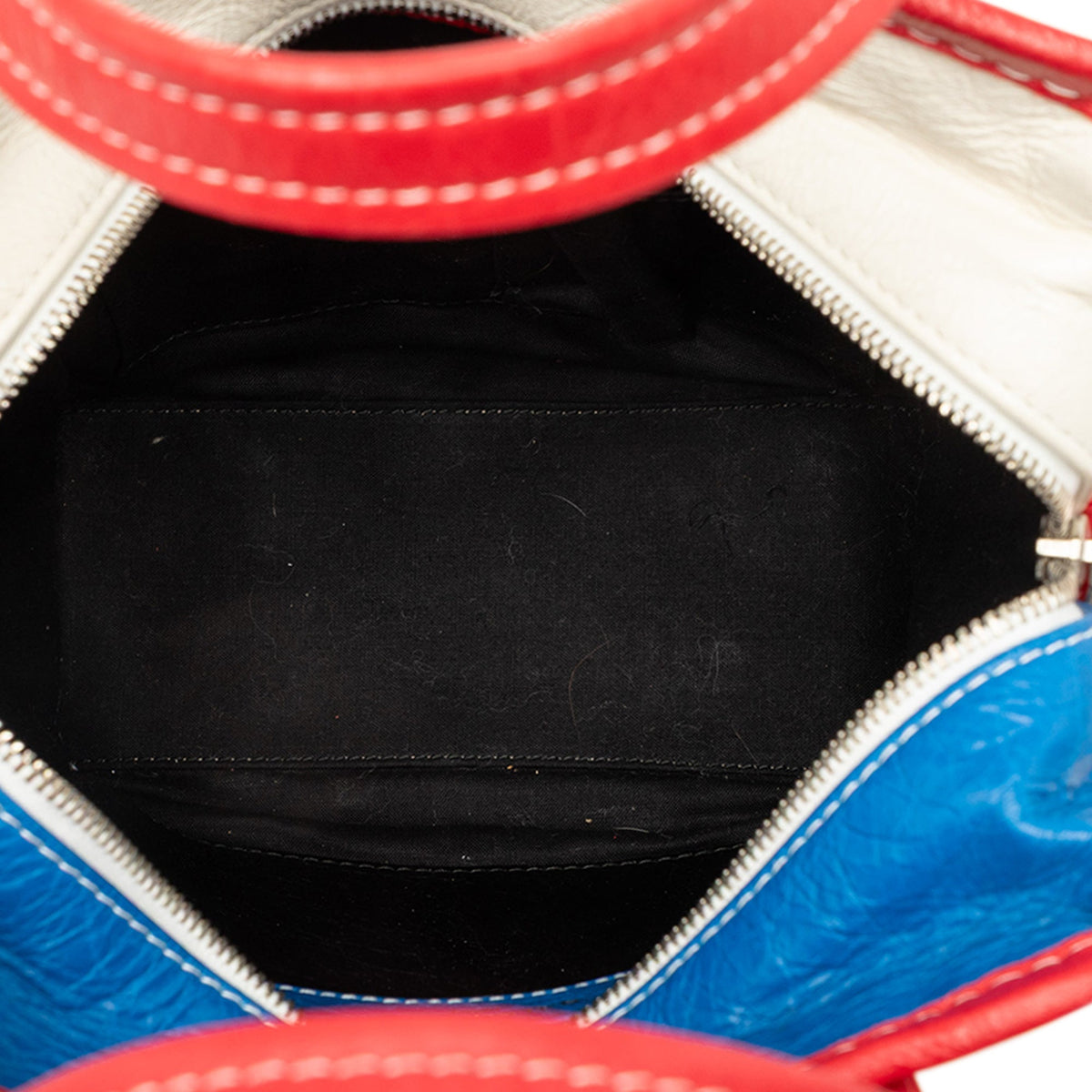 Balenciaga Lambskin Bazar Shopper Satchel XS — Red