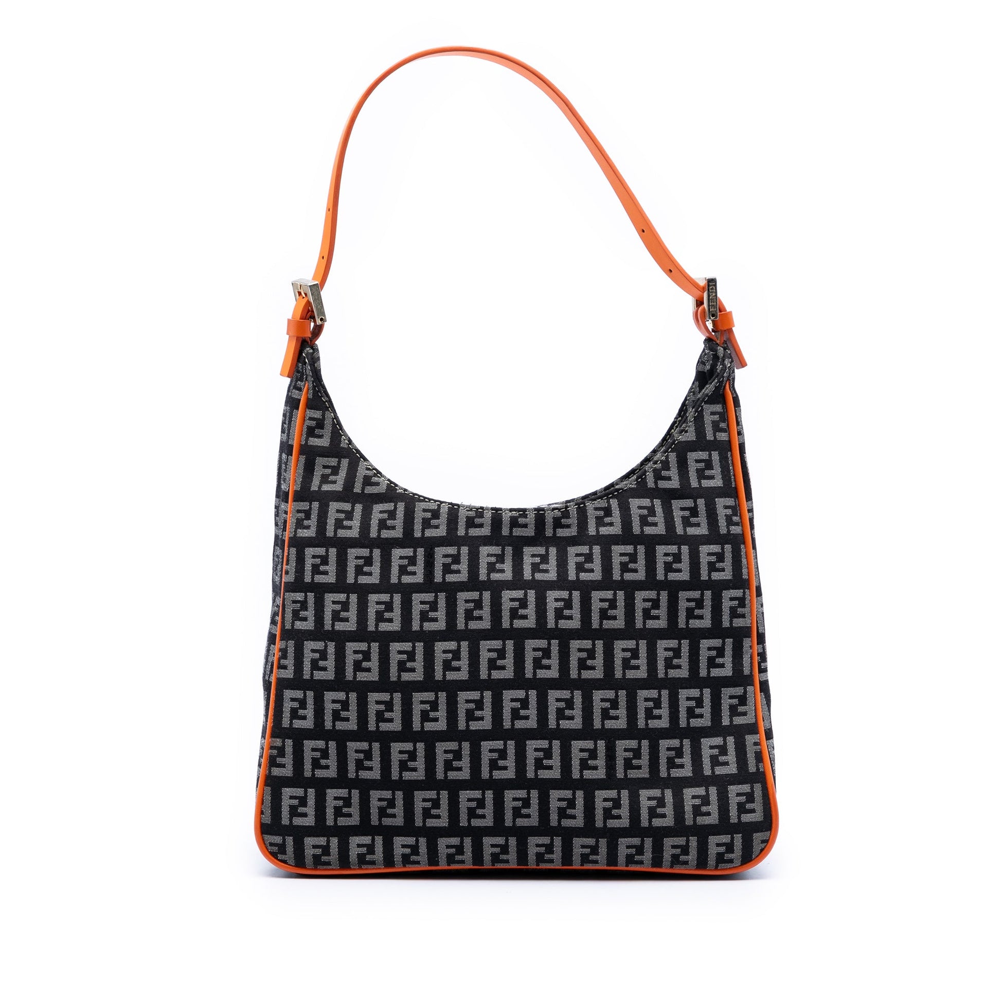 Fendi Zucchino Canvas Shoulder Bag