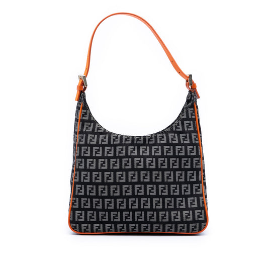Fendi Zucchino Canvas Shoulder Bag