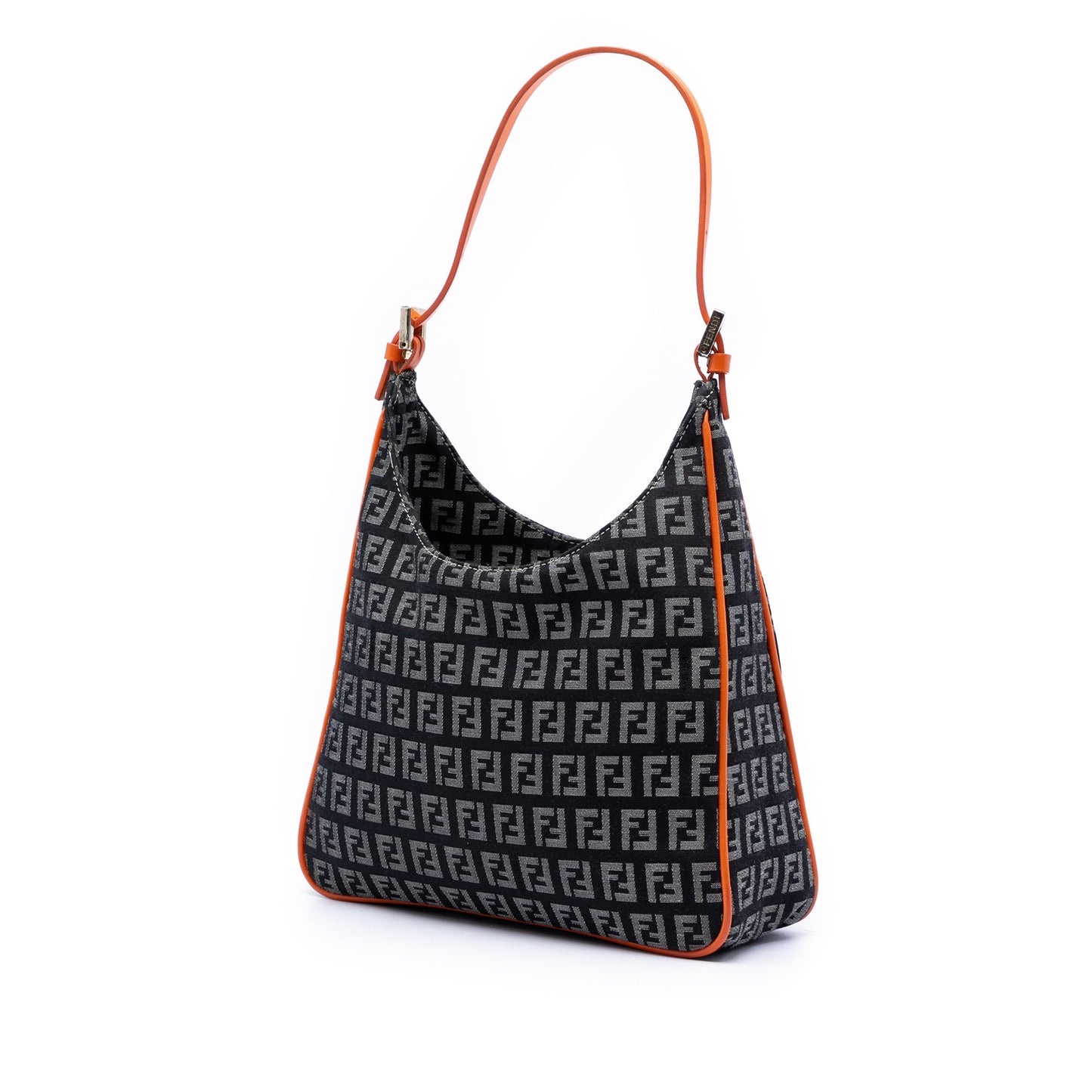 Fendi Zucchino Canvas Shoulder Bag