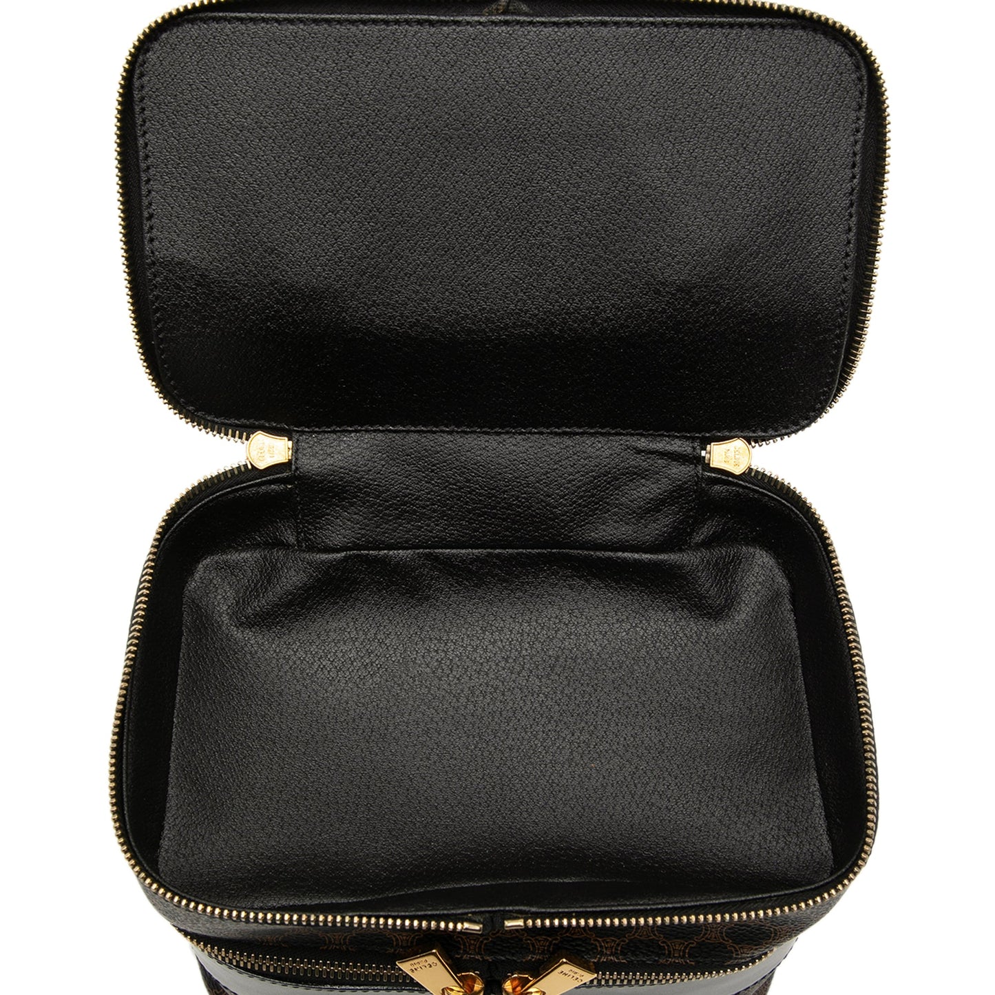 Macadam Coated Canvas Double Zip Vanity Bag