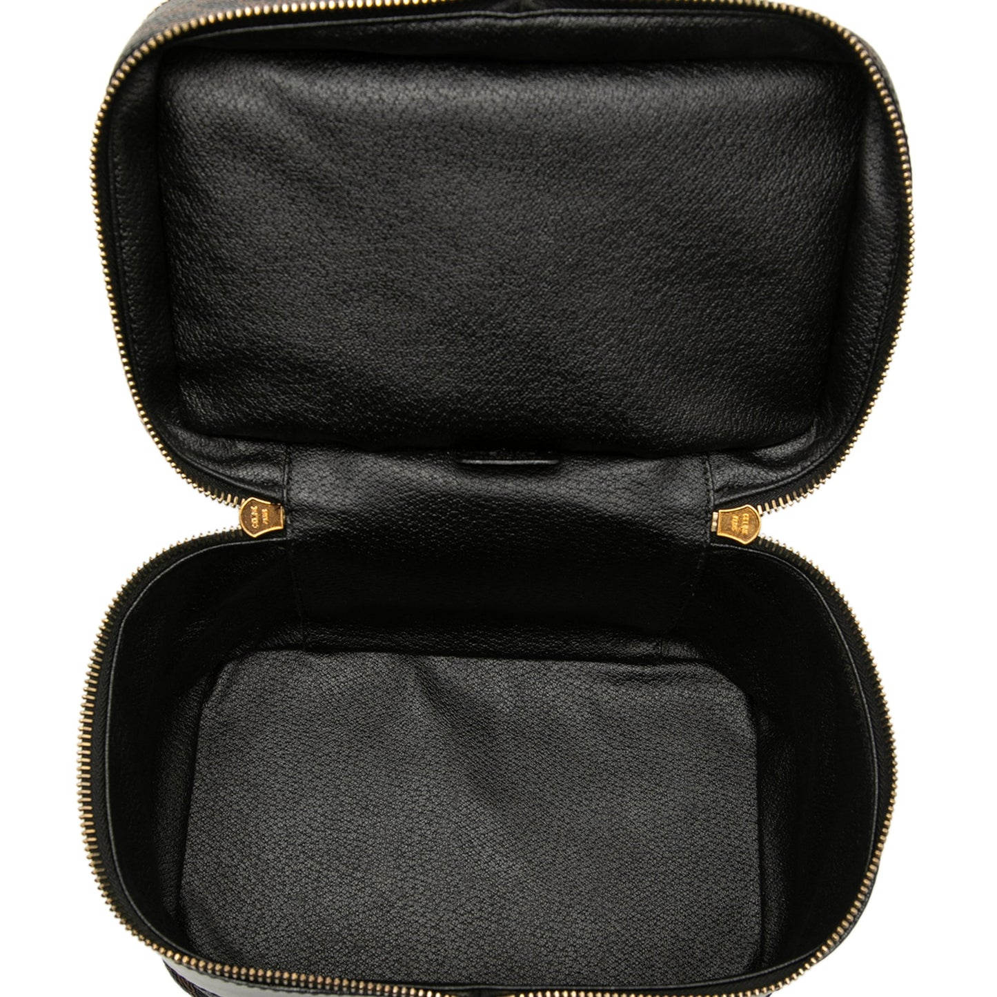 Macadam Coated Canvas Double Zip Vanity Bag