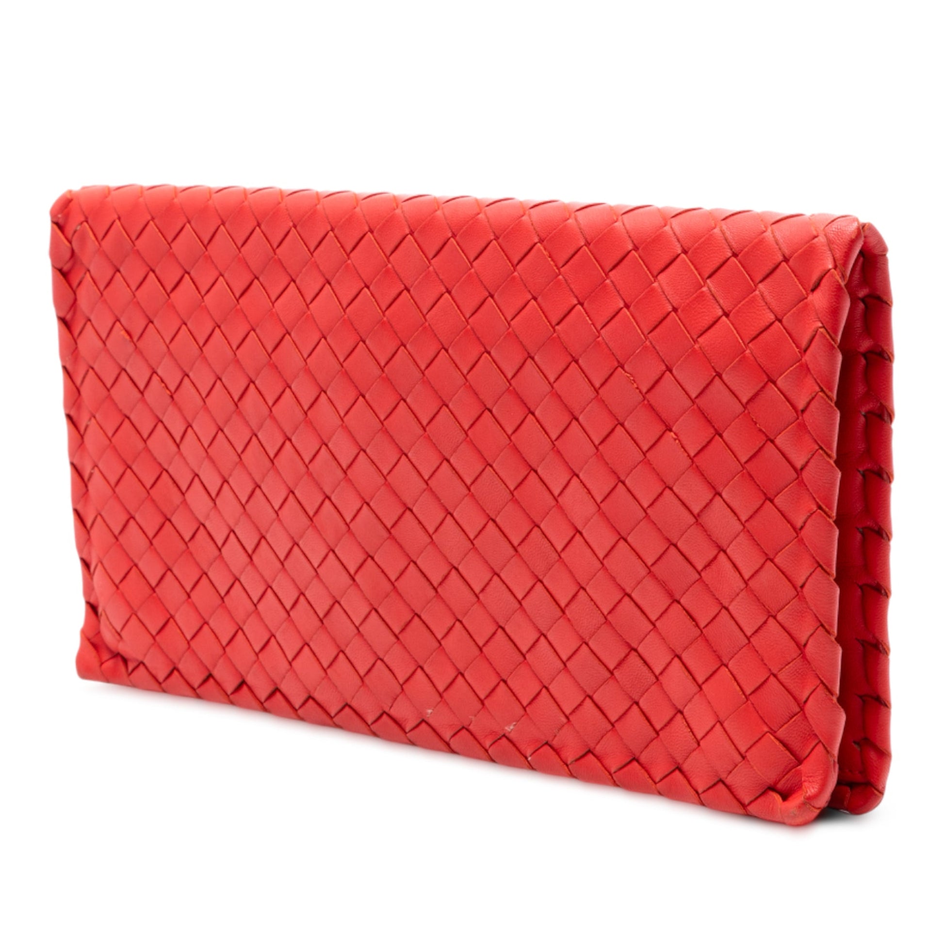 Bottega Veneta Nappa Intrecciato Turn Lock Clutch