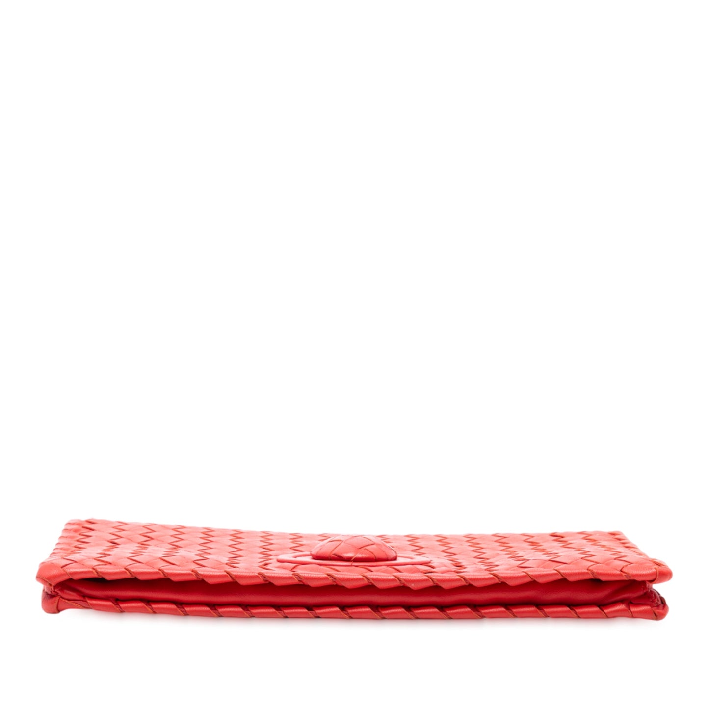 Bottega Veneta Nappa Intrecciato Turn Lock Clutch